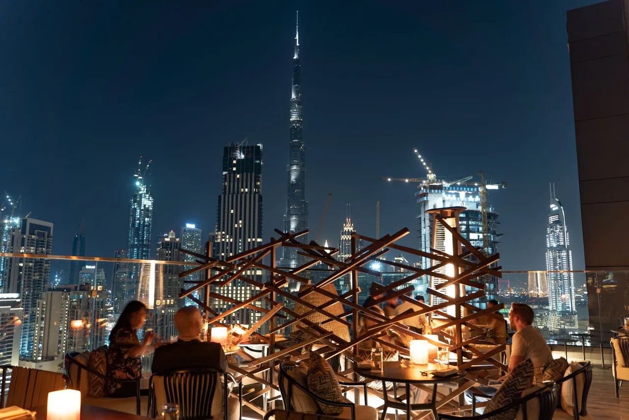 Rooftop restaurant with skyline views in Dubai set for brunch